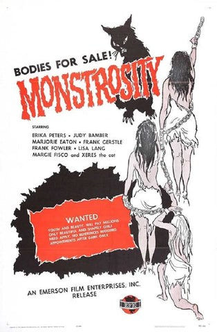 Monstrosity AKA The Atomic Brain (1963) - Marjorie Eaton  Colorized Version  DVD