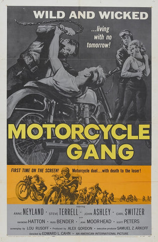 Motorycle Gang (1957) - Steven Terrell  DVD