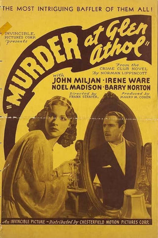 Murder At Glen Athol (1936) - John Miljan  DVD