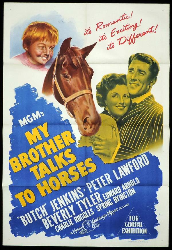 My Brother Talks To Horses (1947) - Peter Lawford  DVD