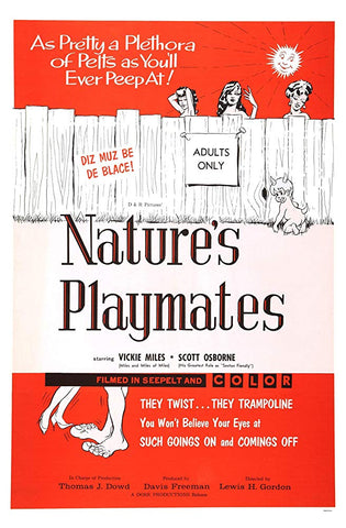 Nature´s Playmates (1962) - Herschell Gordon Lewis  DVD
