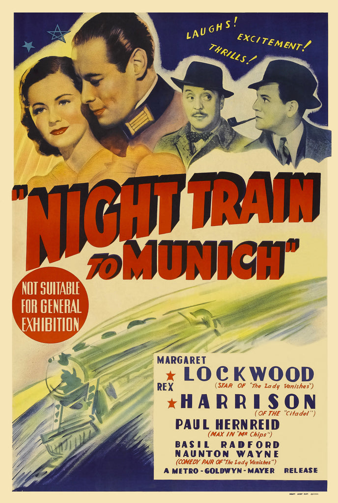 Night Train To Munich (1940) - Margaret Lockwood  DVD  Colorized Version