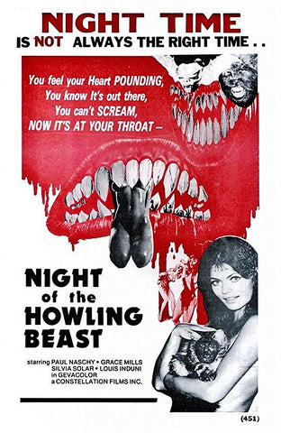 Night Of The Howling Beast (1975) - Paul Naschy  DVD