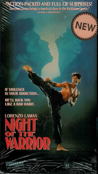 Night Of The Warrior (1991) - Lorenzo Lamas  VHS