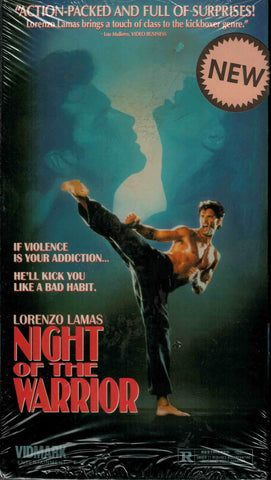 Night Of The Warrior (1991) - Lorenzo Lamas  VHS