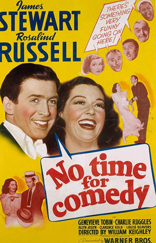 No Time For Comedy (1940) - James Stewart  Colorized Version  DVD