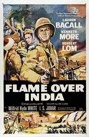 North West Frontier AKA Flame Over India (1959) - Lauren Bacall  DVD