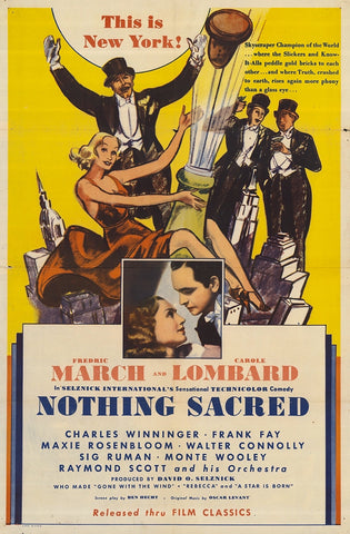 Nothing Sacred (1937) - Carole Lombard  Colorized Version  DVD