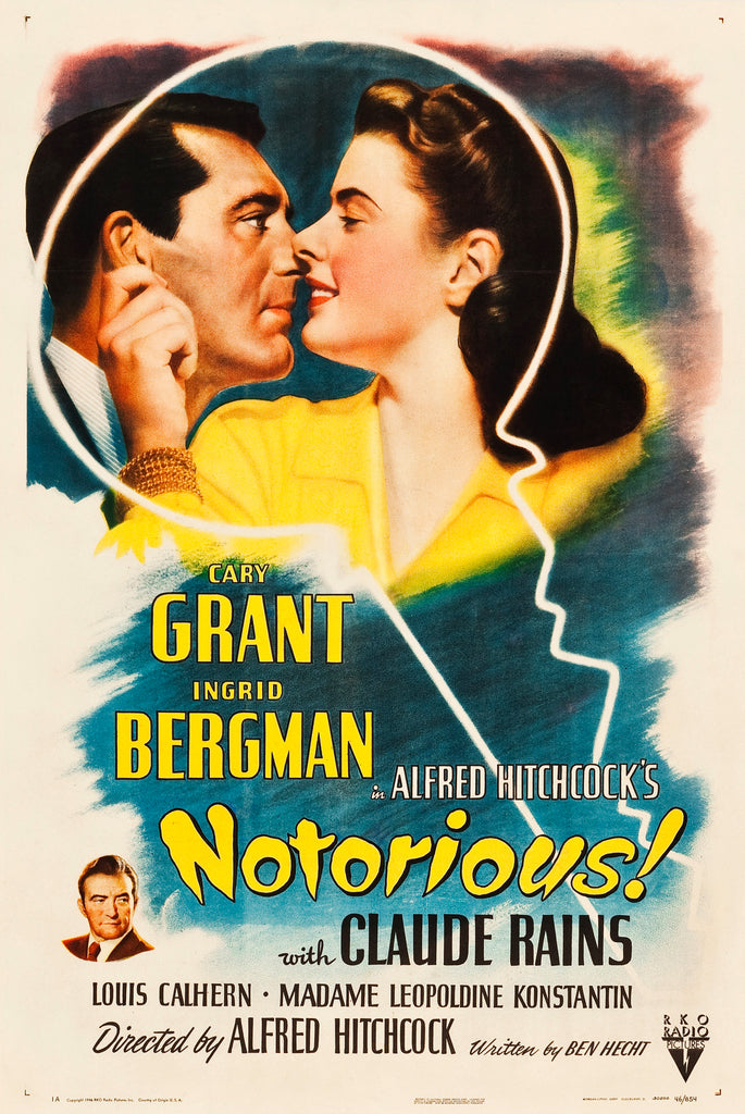 Notorious (1946) - Alfred Hitchcock  Colorized Version  DVD