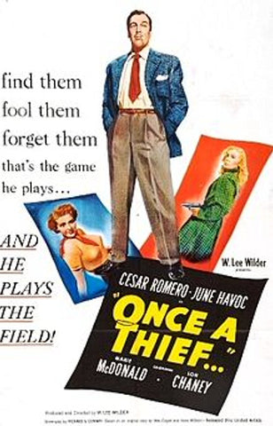Once A Thief (1950) - Cesar Romero  DVD