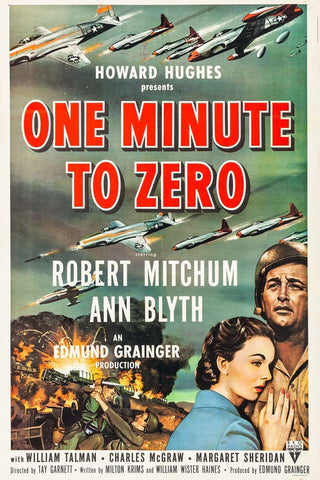 One Minute To Zero (1952) - Robert Mitchum  Colorized Version  DVD