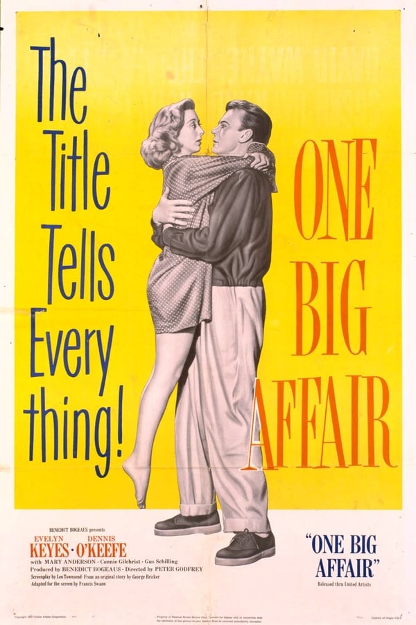 One Big Affair (1952) - Dennis O´Keefe  DVD