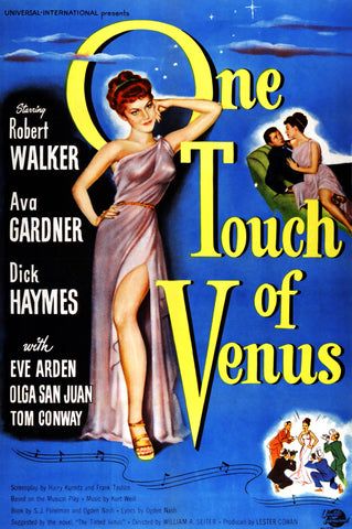 One Touch Of Venus (1948) - Ava Gardner  Colorized Version  DVD