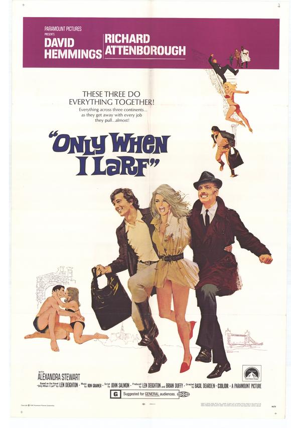 Only When I Larf (1968) - Richard Attenborough  DVD