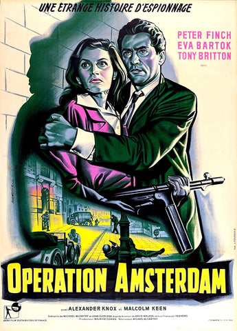 Operation Amsterdam (1959) - Peter Finch DVD  Colorized Version