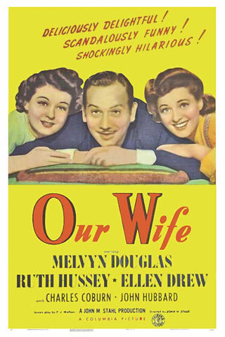 Our Wife (1941) - Melvyn Douglas  DVD