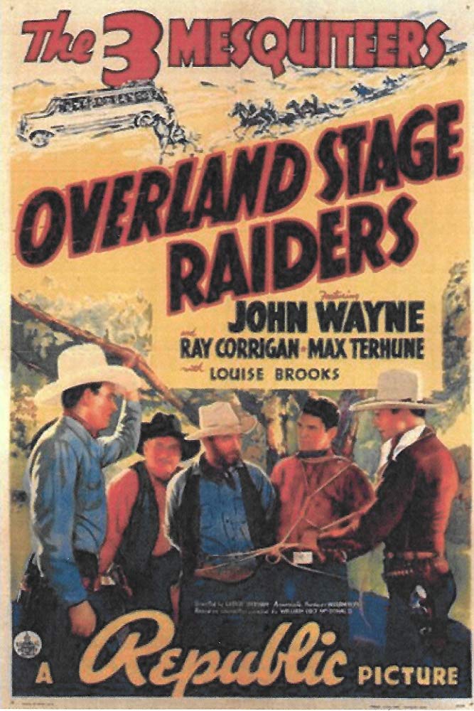 Overland Stage Raiders (1938) - John Wayne  DVD