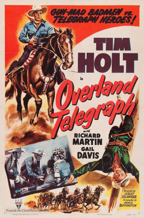 Overland Telegraph (1951) - Tim Holt  DVD