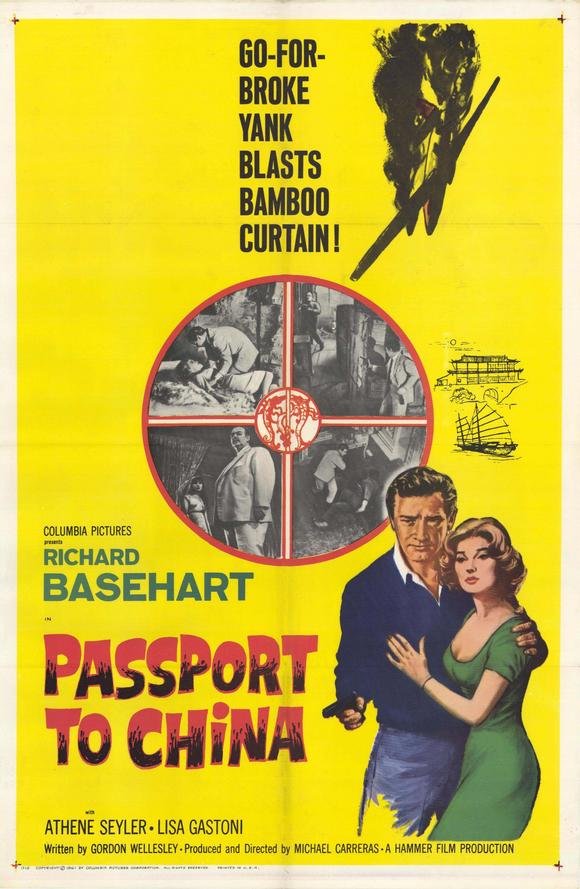 Passport To China (1960) - Richard Basehart  DVD