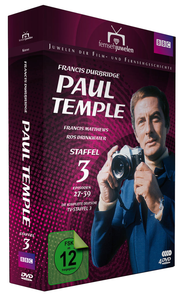 Francis Durbridge - Paul Temple : Complete Season 3 - Francis Matthews (4 DVD Box Set)