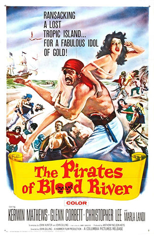 The Pirates Of Blood River (1962) - Christopher Lee  DVD