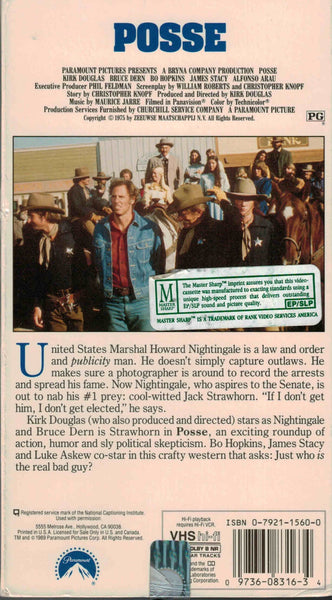 Posse (1975) - Kirk Douglas  VHS