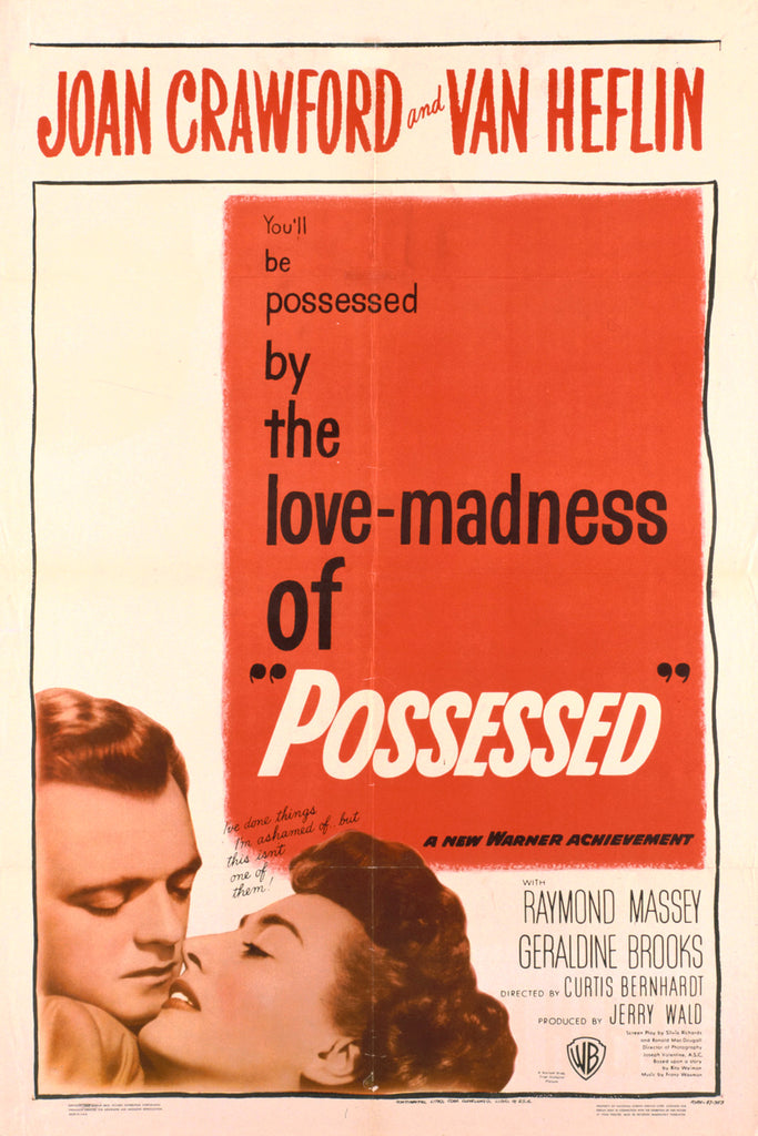 Possessed (1947) - Joan Crawford  Colorized Version