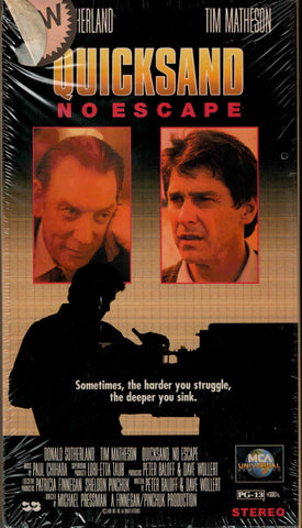 Quicksand : No Escape (1992) - Donald Sutherland  VHS