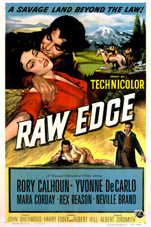 Raw Edge (1956) - Rory Calhoun  DVD