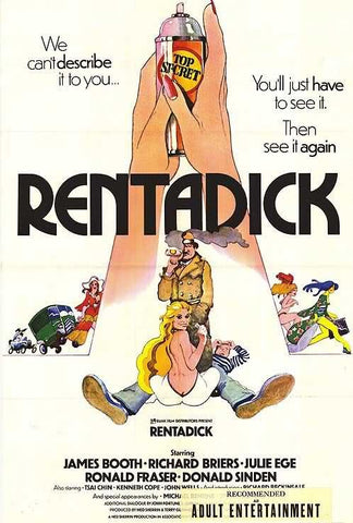 Rentadick (1972) - James Booth  DVD