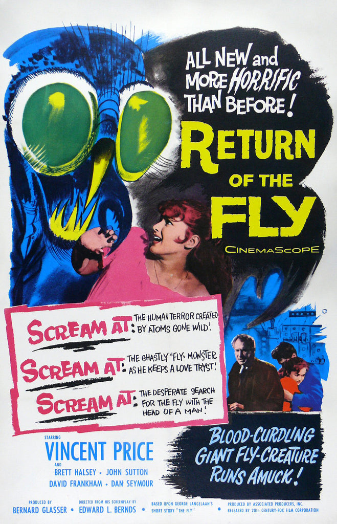 Return Of The Fly (1959) - Vincent Price DVD  Colorized Version