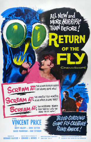 Return Of The Fly (1959) - Vincent Price DVD  Colorized Version