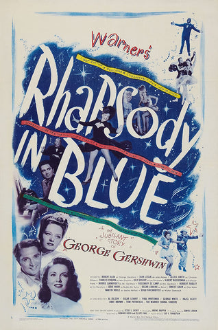 Rhapsody In Blue (1945) - Robert Alda  Colorized Version  DVD