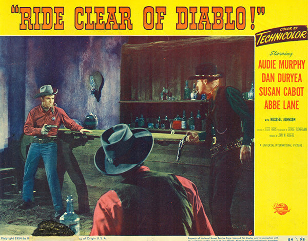 Ride Clear Of Diablo (1954) - Audie Murphy  DVD