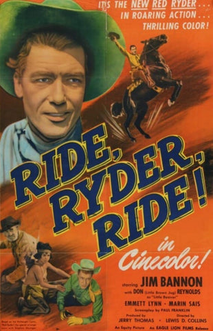 Red Ryder : Ride, Ryder, Ride (1949) - Jim Bannon  DVD