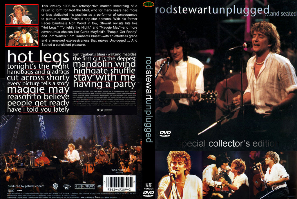 Rod Stewart - MTV Unplugged And Seated (1993)  DVD
