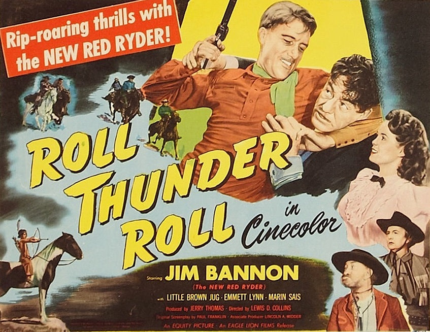 Red Ryder : Roll, Thunder, Roll (1949) - Jim Bannon  DVD