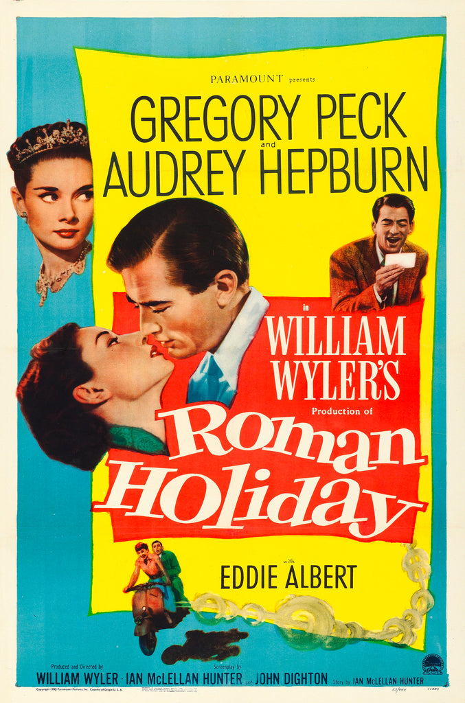 Roman Holiday (1953) - Gregory Peck  Colorized Version DVD