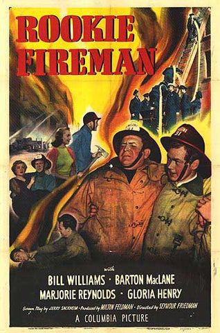 Rookie Fireman (1950) - Bill Williams  DVD