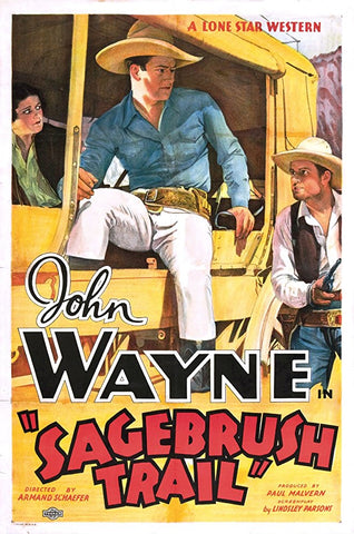Sagebrush Trail AKA An Innocent Man (1933) - John Wayne  Colorized Version  DVD
