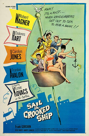 Sail A Crooked Ship (1961) - Robert Wagner  DVD