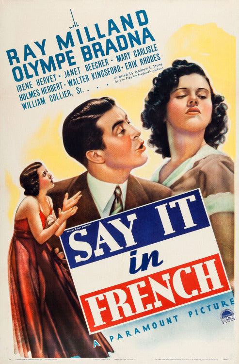 Say It In French (1938) - Ray Milland  DVD
