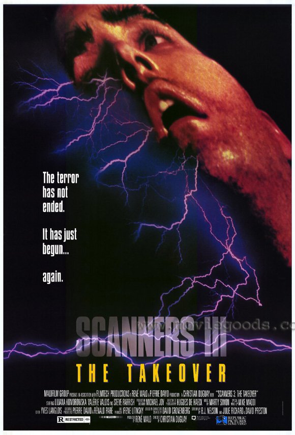 Scanners 3 : The Takeover (1991) - Steve Parrish  DVD