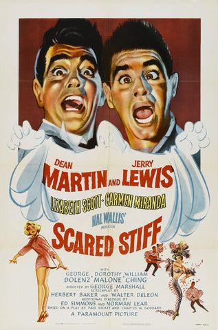 Scared Stiff (1953) - Jerry Lewis  Colorized Version