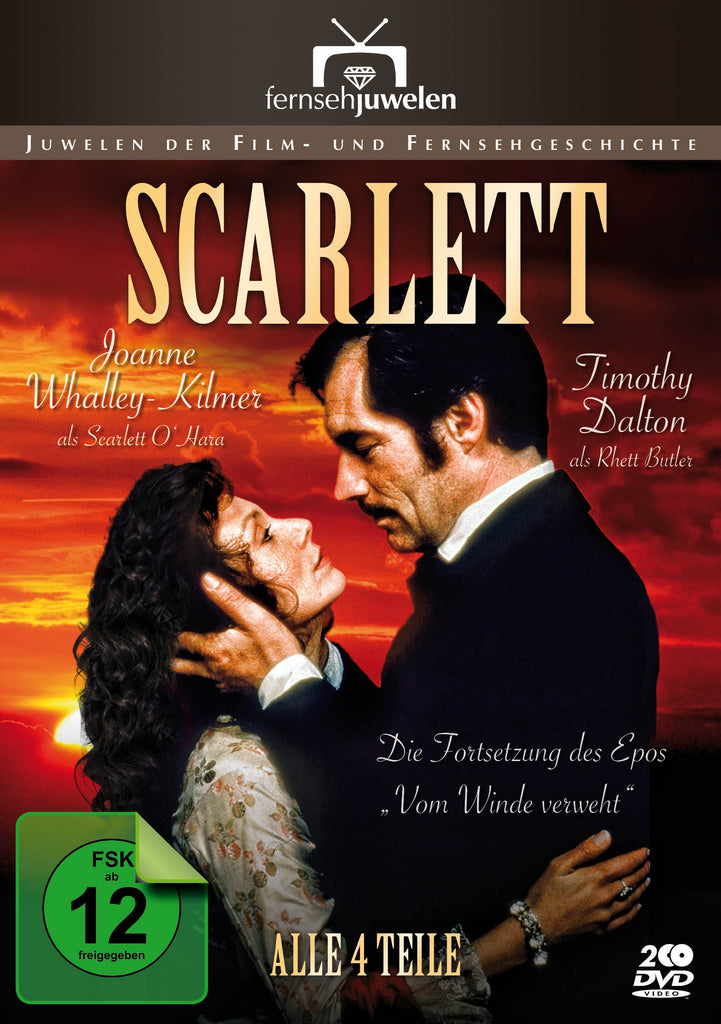 Scarlett : The Complete Series (1994) - Timothy Dalton (2 DVD Set) – Elvis  DVD Collector & Movies Store