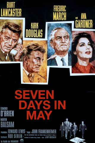 Seven Days In May (1964) - Burt Lancaster  Colorized Version  DVD
