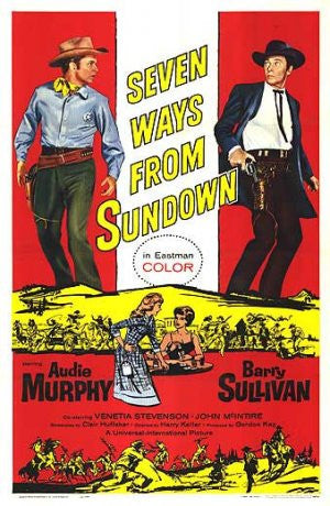 Seven Ways From Sundown (1960) - Audie Murphy  DVD