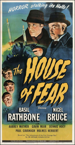 Sherlock Holmes : And The House Of Fear (1945) - Basil Rathbone  DVD