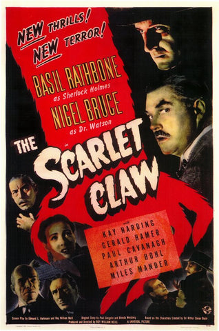 Sherlock Holmes : And The Scarlet Claw (1944) - Basil Rathbone  DVD