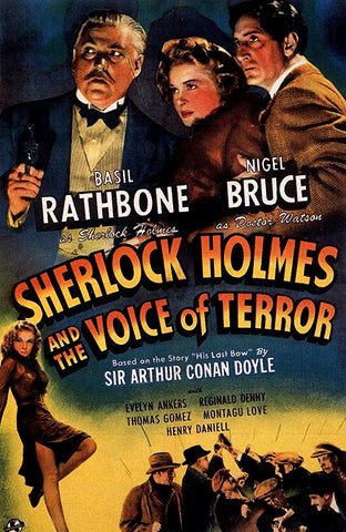 Sherlock Holmes : And The Voice Of Terror (1942) - Basil Rathbone  DVD
